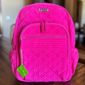 Vera Bradley Fuchsia Quilted Backpack
